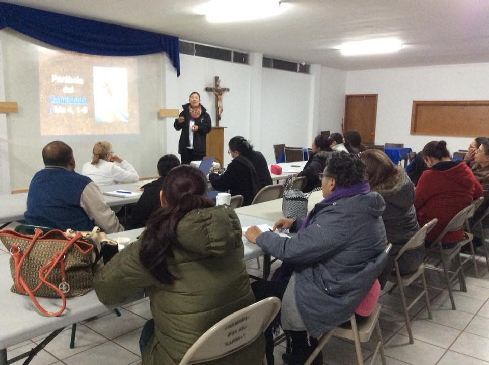 Visiteo a los catequistas en sus parroquias